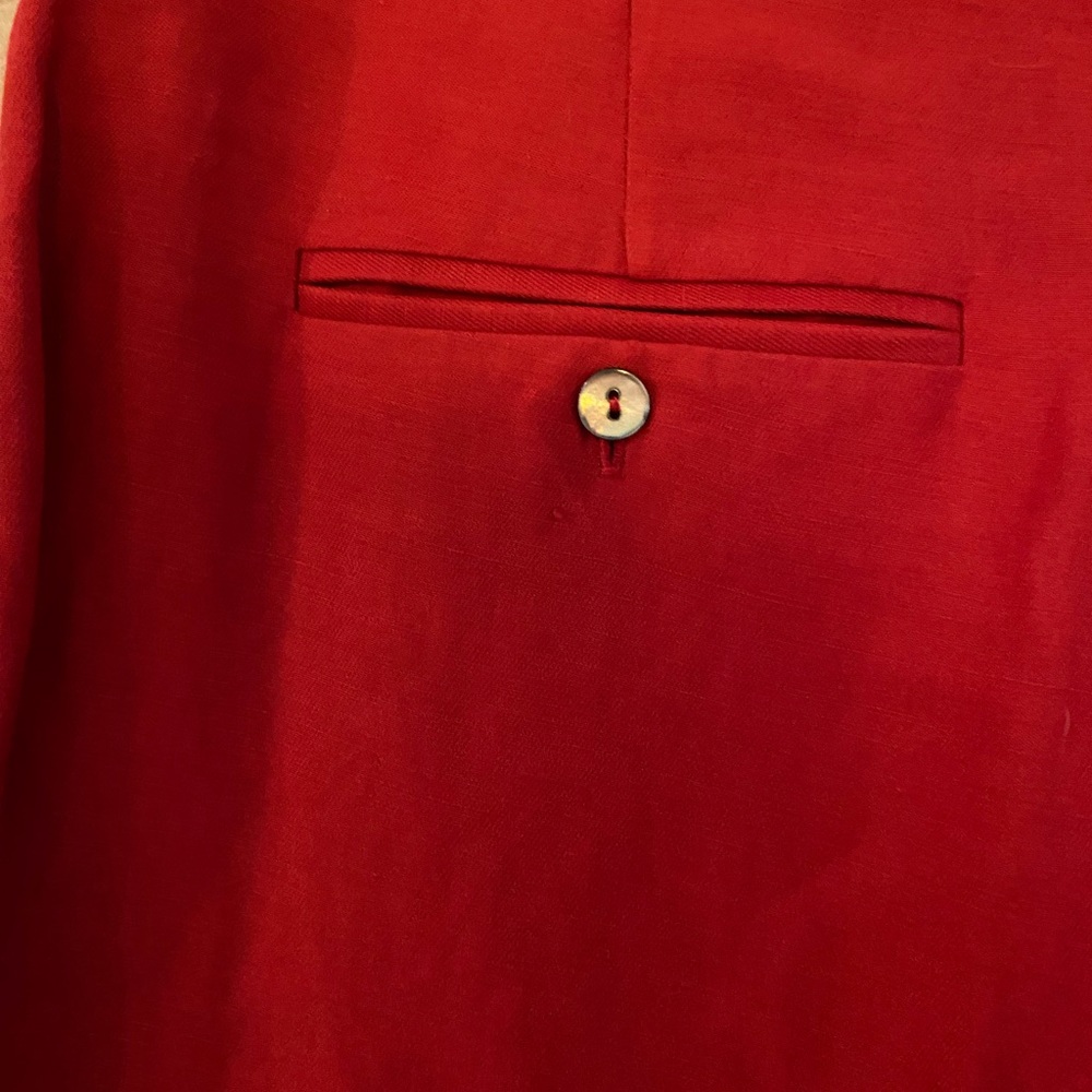 Euc Sigrid Olsen Linen Sequin Cuffed Pants - image 7